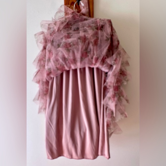 Amber Sky Romantic Coquette
Floral Tulle Midi Multi Layered Skirt Pink Sz Small - Picture 7 of 16